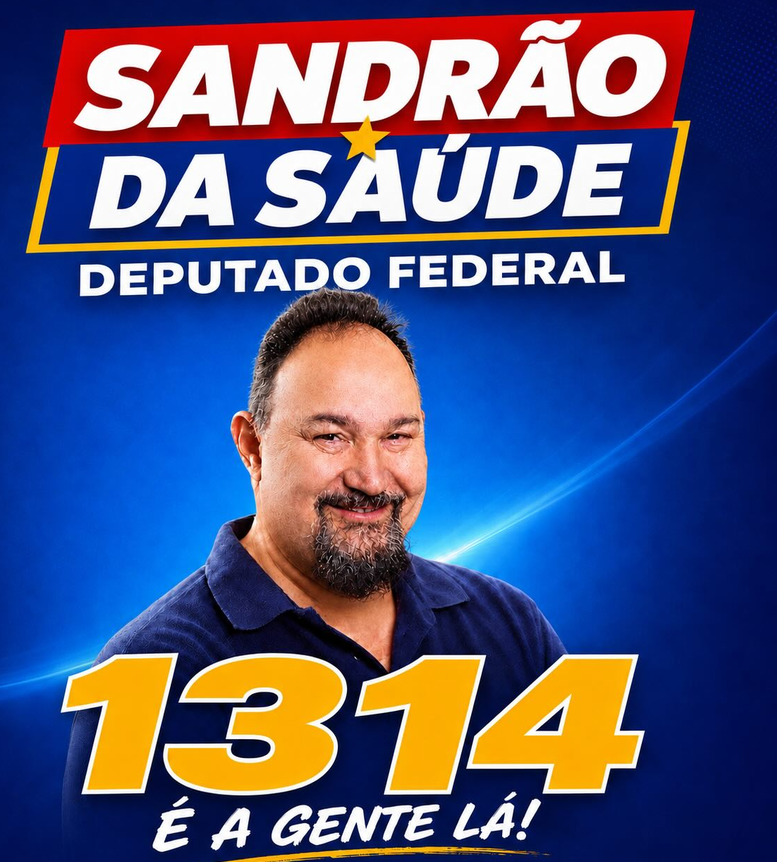 Sandrão da Saúde, candidato a deputado federal — 1314
